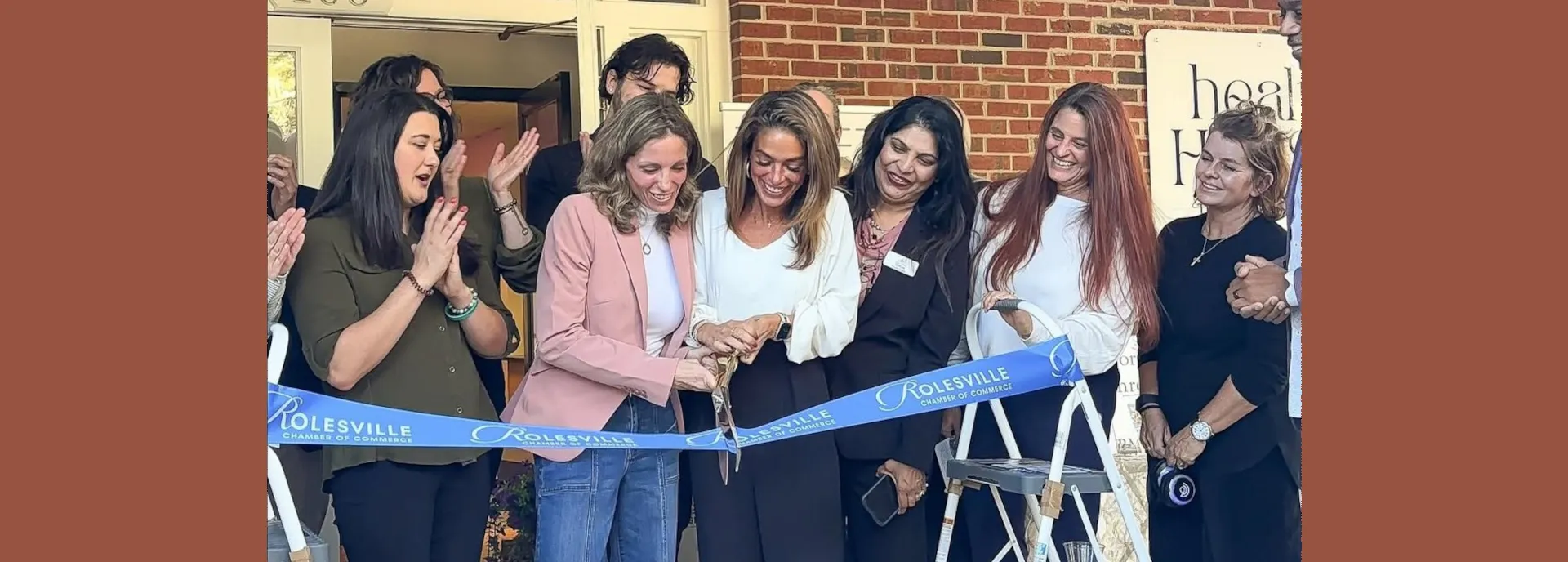 Ribbon Cutting With Health House